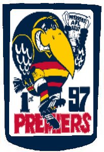 1997 Crows Stubby Holder FREE POST WITHIN AUSTRALIA